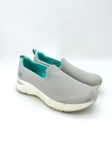 Skechers Arch Comfort Slip On Sneakers SN56126- Grey / Turquoise Us 8M (Used) - £14.83 GBP