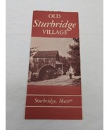 Old Sturbridge Village Massachusetts Brochure - $17.81