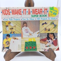 Vintage Childrens Craft Patterns Super Book, Kids Make It and Wear It, P... - £6.89 GBP