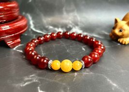 Vietnamese Handmade Flag Color Gemstone Beaded Bracelet, Men's and Women... - $26.12