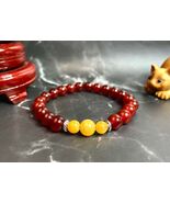 Vietnamese Handmade Flag Color Gemstone Beaded Bracelet, Men's and Women... - $29.39