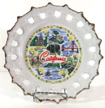 Vintage CALIFORNIA SOUVENIR Serving Tray Made in Japan GOLDEN GATE MIDWAY - $14.97
