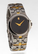 Movado Women&#39;s Delphino Quartz Watch w/ Two Tone Bracelet 97 E4 1851 - $158.40