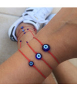 Blue Evil eye bracelet women Evil eye men Evil eye charm Red string brac... - $5.00