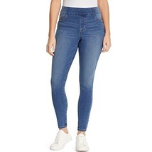 Nine West Heidi Pull-on Jeans Womens 14 Blue Medium Wash Stretch NEW - $29.57