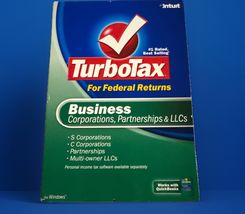 Intuit TurboTax 2007 Business - Windows - $20.00