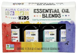 AURA CACIA Kids Aromatherapy Essential Oil Blends Kit, 1 EA - £25.57 GBP