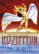 LED Zeppelin Plakat Engelsflügel Schwan Lied - $72.61