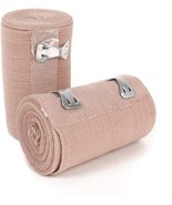 Elastic Bandage Wrap with Clips Flexible Firm Soft Support 3 In x 5 Yd S... - €3,03 EUR