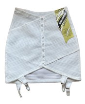 Vintage 1950&#39;s 60&#39;s Temptations Nos White Open Bottom Shaper Girdle Garter Sz S - £70.93 GBP