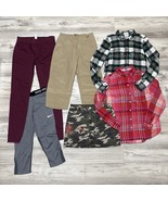 Girls Clothing Lot 14 16 XL Summer Back To School Burberry Capri Pant Sk... - $48.70 CAD