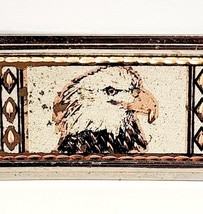 Bald Eagle Vintage Metal Keychain Pendant Charm Vintage 2.25 x 1&quot; - $19.99