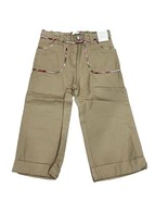 Gymboree Outlet 3T Colorful Red/Green Khaki Capri Pants NWT - $264.15 MXN