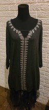 Belldini Black Sparkly Top 2X Holiday Top - $10.40