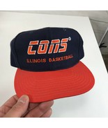 Vintage Illinois Fighting Illini Script Chief Illiniwek Snapback Hat Cap... - $67.68 CAD