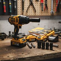 750N.m 1/2&#39;&#39; Cordless Impact Wrench Kit - Brushless Motor, 20V, 2000 RPM... - $2,949.40 MXN