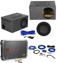 Polk Audio DB1042SVC 10 1050 Watt Subwoofer+Vented Sub Box+Amplifier+Amp Kit - £331.04 GBP
