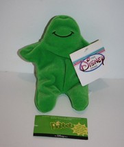 Disney Store Flubber Mini Beanbag 8&quot; Green Plush Soft Toy Hang Tag Vtg N... - $9.75