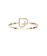 Diamond Bangle, 14k Gold Diamond Heart Bracelet, Love Bracelet, Fine Jew... - £4,182.50 GBP+