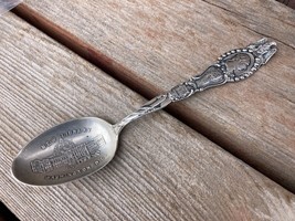 Antique Sterling Silver Souvenir Spoon New Library Of Congress Washington Dc - £19.79 GBP