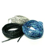 52&quot; Elephant Print shoe laces for Air AJ Jordan 3 4 iii iv True Blue Bla... - €6,84 EUR