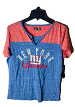 G-Iii Donna New York Giants Caminetto Tri-Blend Manica Corta T-Shirt Xlarge - £17.97 GBP