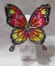Bath &amp; Body Works Wallflower Fragrance Plug Embroidered Butterfly Yellow To Red - £26.65 GBP