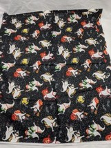 Halloween Ghost Toss Glitter Hatch For Springs Creative Products Fabric 1 Yard - £7.43 GBP