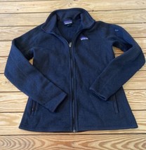 Patagonia Women’s Better sweater Full zip Fleece jacket size M Black Ce - £39.56 GBP