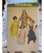 Vintage 1972 Simplicity 5377 size M Apron and Potholder sewing pattern U... - £7.77 GBP