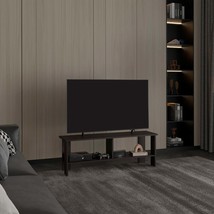Navia 47&quot; Wide Black Wengue TV Stand for Living Room, Bedroom, Media - $120.99