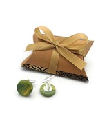 Handmade Ceramic Cufflinks For Men With Gift Box, Boyfriend Valentines D... - £38.99 GBP