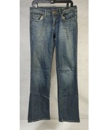Vigoss Jeans New York Boot Cut Medium Wash Thick Stitch Womens Size 7  - $22.14 CAD