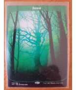 Forest Magic The Gathering Rare Unstable 216 Green Full Art Showcase MTG... - $5.26