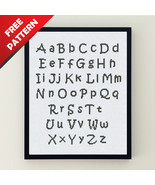 Alphabet Free cross stitch PDF pattern - $0.00