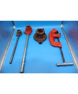 Lot of Ridgid Pipe Threading Set 65-R, 4-S, 12-R (Ratcheting Heads, Pipe... - €260,58 EUR