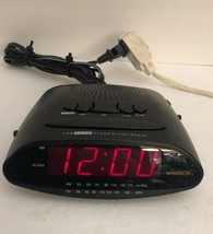 Windsor Am Fm Digital Clock Radio Model 3360 Vintage-TESTED-RARE-SHIPS N... - £63.21 GBP