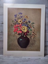 Wildflowers Odilon Redon Art Print National Gallery of Art 14&quot; X 11&quot; - £8.67 GBP