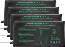 Durable Waterproof 10''x20.75'' Seedling Heat Mat for Optimal Germinatio... - $98.95