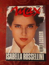 MAX Octobre 1990 Isabella Rossellini Bruce Willis Sharon Stone Nicholas Cage - £23.68 GBP