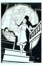 Emma Kubert SIGNED Original Disney Comic Art Sketch ~ Beauty &amp; The Beast... - £154.79 GBP