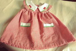 My Pal for Girls Red Checked Dress 24 month  - £6.30 GBP