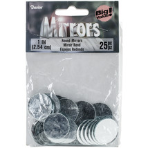 1&quot; Round Mirror 25pc - $17.91