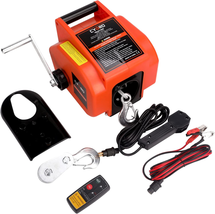  Reversible Electric Trailer Winch 12V DC, Power-In, Power-Out and Freewheel Ope - £157.38 GBP