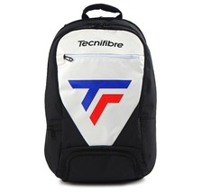 Tecnifibre Tour Endurance Backpack White Black Tennis Badminton Sports G... - $117.81