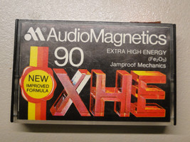 Vintage Rare Audio Magnetics XHE 90 Audio Cassette Tape Made In Switzerland - $12.26