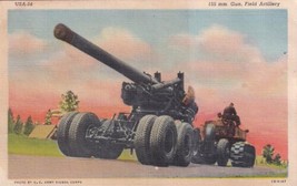 Field Artillery 155 mm Gun US Army Signal Military World War II Postcard... - $2.99