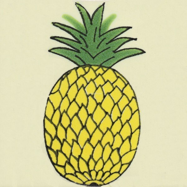 Mexican Talavera Ceramic Tiles Talavera Handcrafted - Pinapple -  (you select th Item image 2