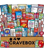 CRAVEBOX Snacks Box Variety Pack Care Package Christmas Treats Gift Bask... - £39.06 GBP