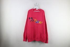 Vtg 90s Walt Disney World Womens 4XL Distressed Spell Out Crewneck Sweatshirt - £47.03 GBP